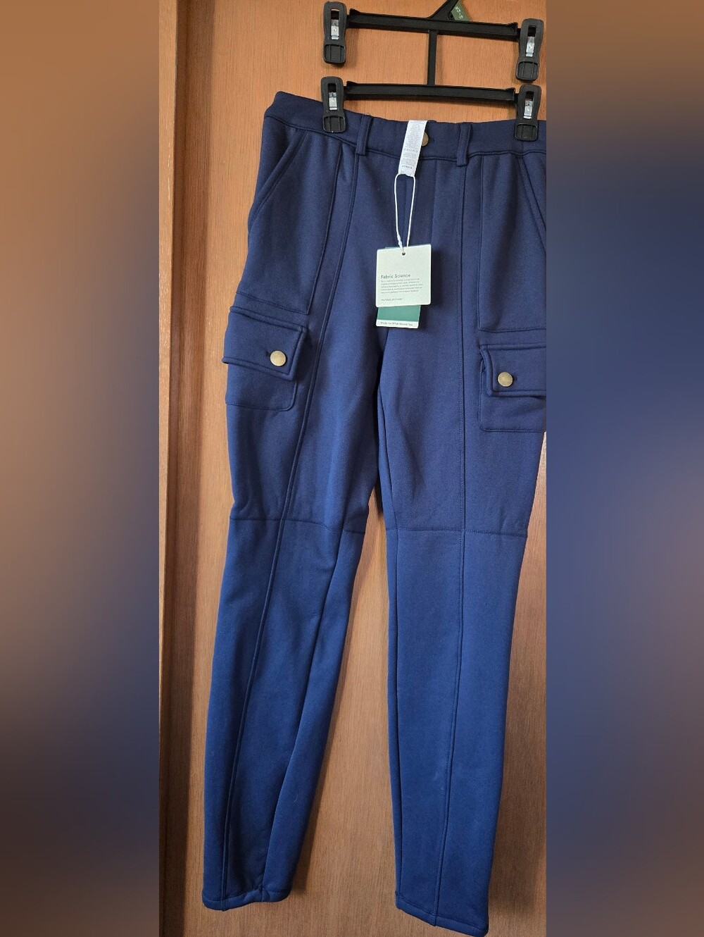 WOMENS HALARA FLEECE HIKING CARGO PANTS WITH POCKETS NWT SZ SM